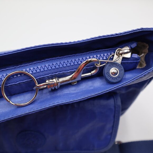 Kipling SPECIAL EDITION Syro Crossbody Bag in Shiny Blue - Picture 9 of 15